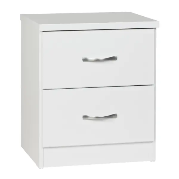 Dominic 2 Drawer Bedside