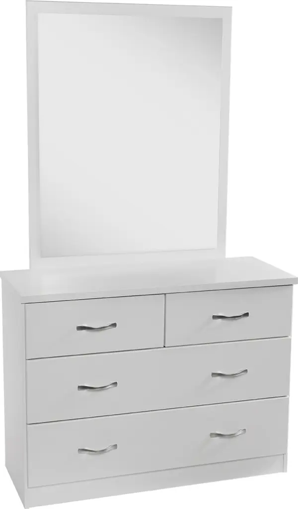 Dominic 4 Drawer Dresser with Mirror